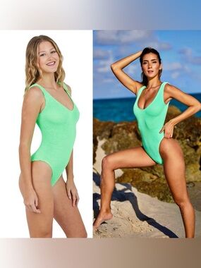 Love & Bikinis Marbella Scoop Neck One Piece Swimsuit